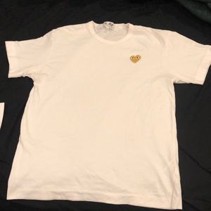 Comme Des Garcon Gold Heart